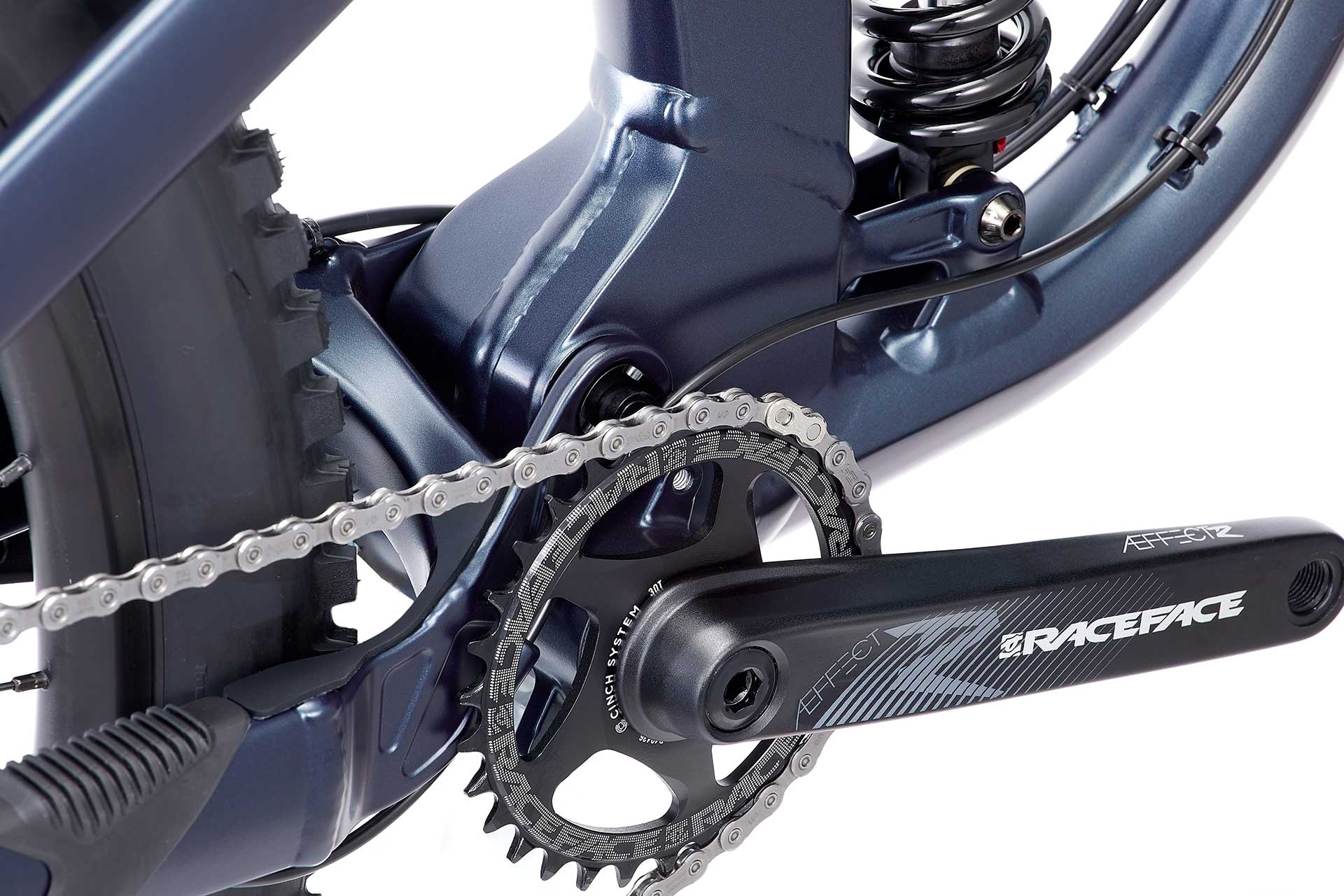 Kona マウンテンバイクフレーム 青 FSAクランクセット Kona マウンテンバイクフレーム 青 FSAクランクセット